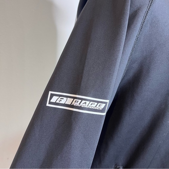 Bape Performance Black Zip Up Hoodie - Picture 3 of 8